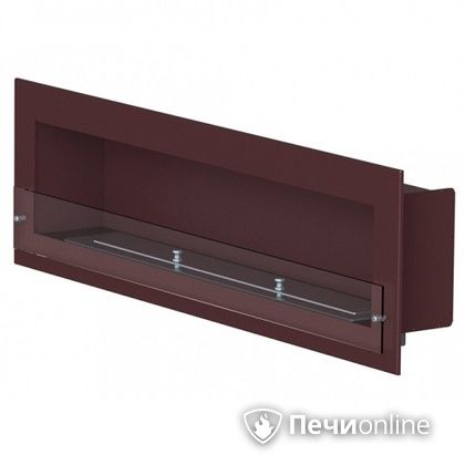 Биокамин ЭкоЛайф Window 800 Glass black burgundy в Красноуфимске